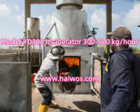 Model YD300 Incinerator 300-500 kg/hour