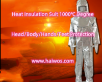 Heat Insulation Suit for Incinerator Operation