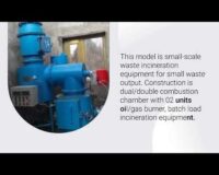Small and cheap price incinerator